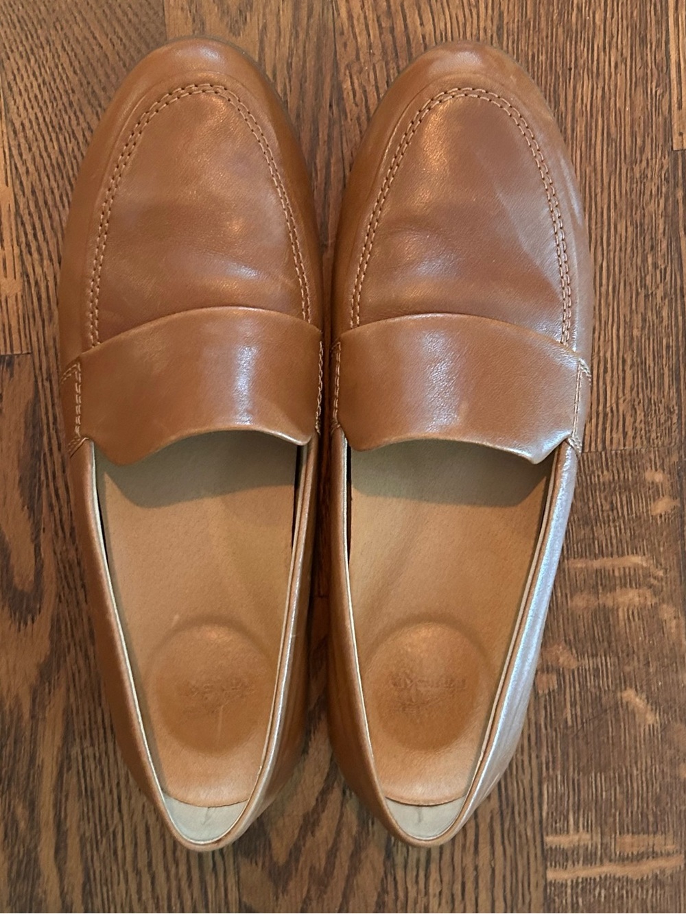 Dansko Women's Tan Leather Penny Loafers